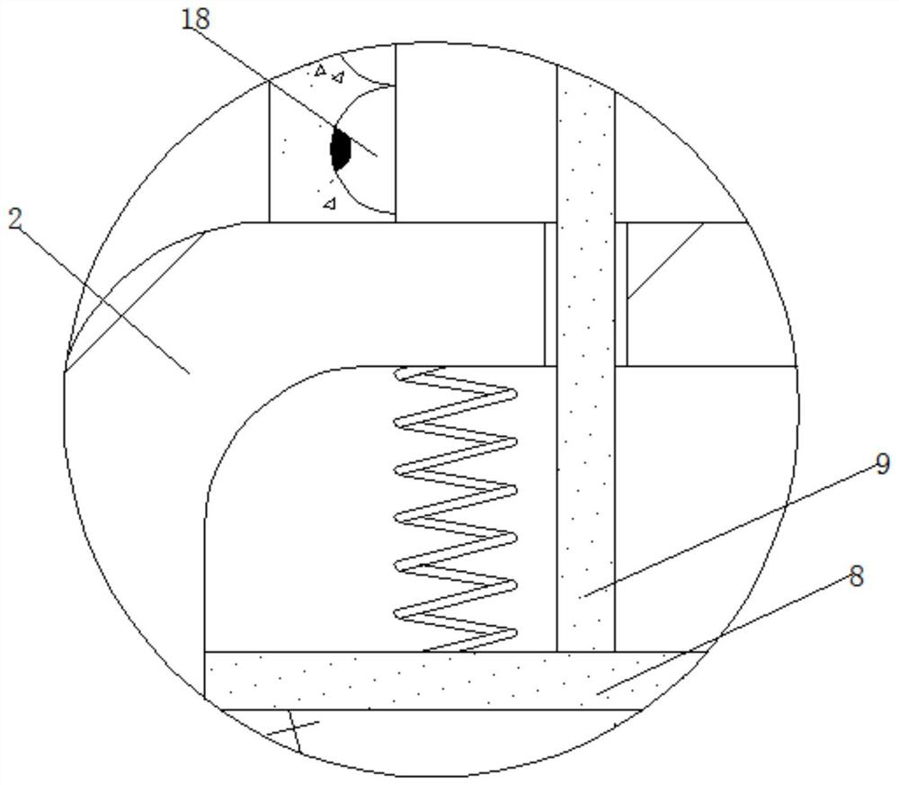 Computer case flatness inspection device based on electromagnetic induction principle