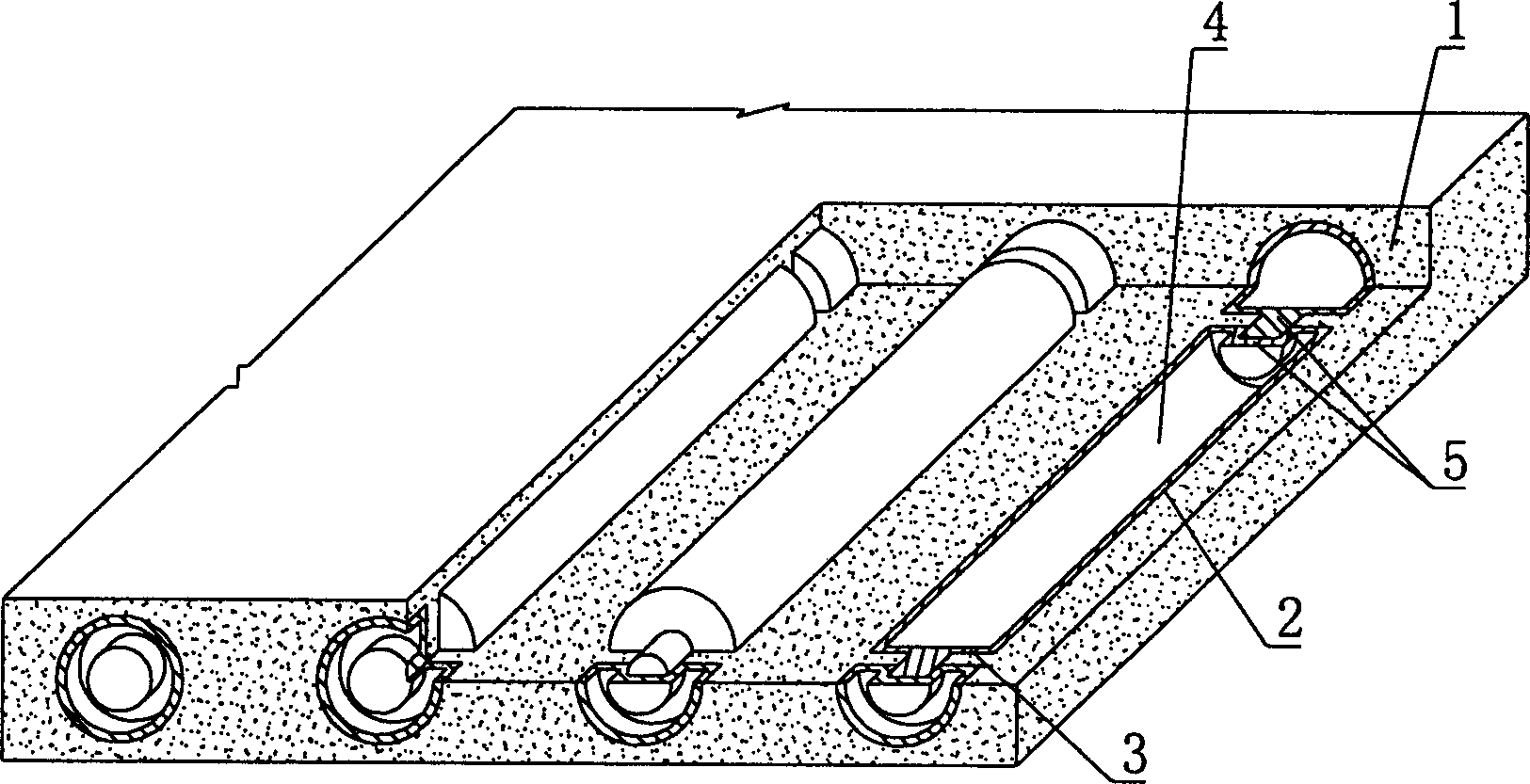 Cast-in-situ reinforced concrete hollow storey cover