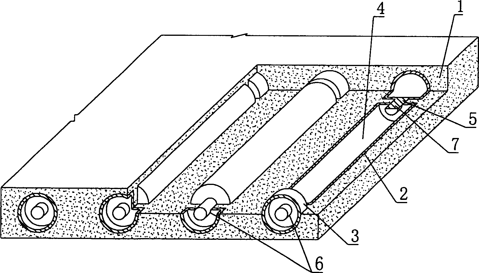 Cast-in-situ reinforced concrete hollow storey cover