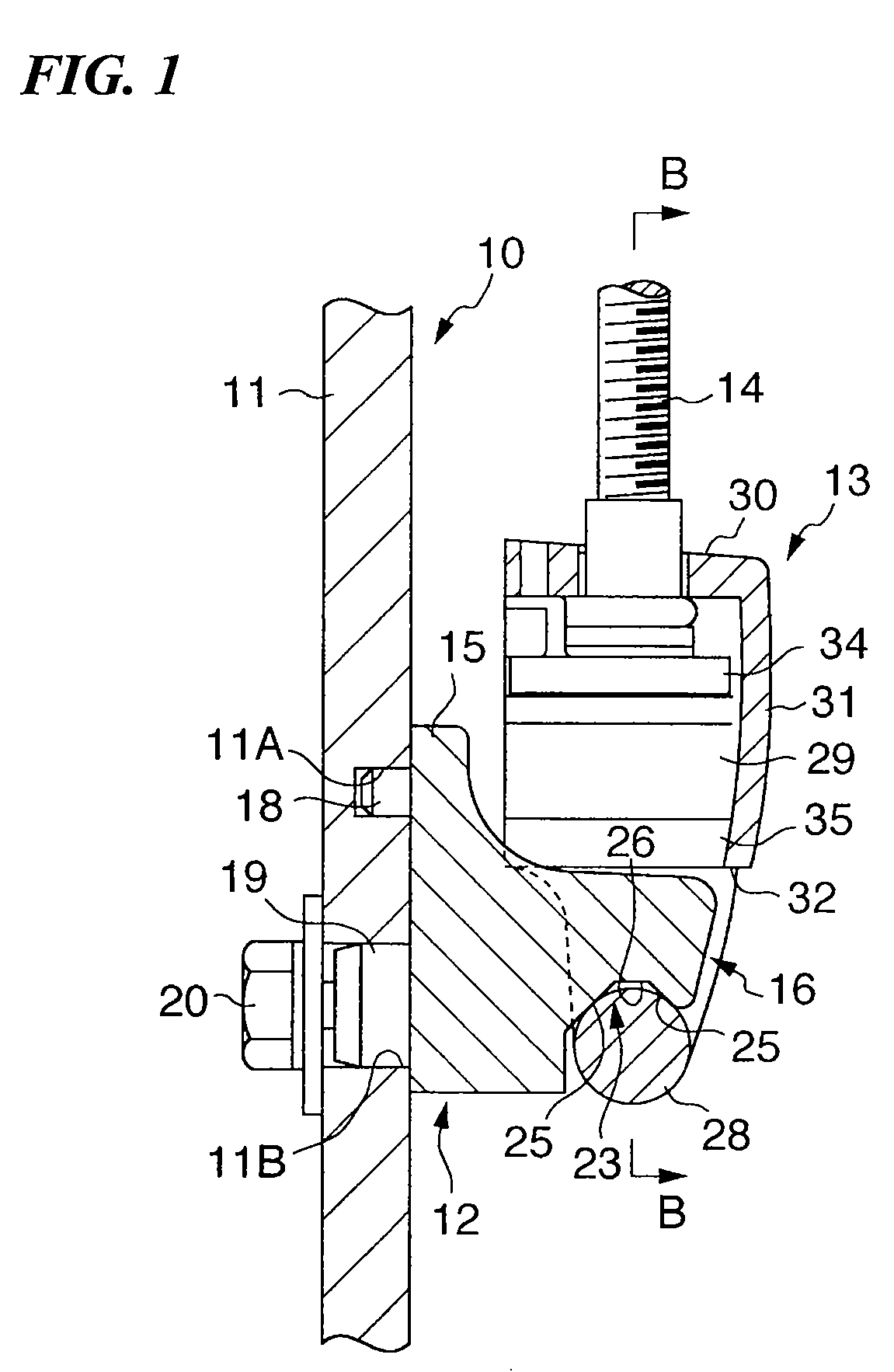 Lug structure of drum