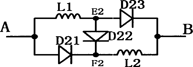 Magnetism integration DC/DC conversion boosting type transmission ratio expander circuit and high booster circuit