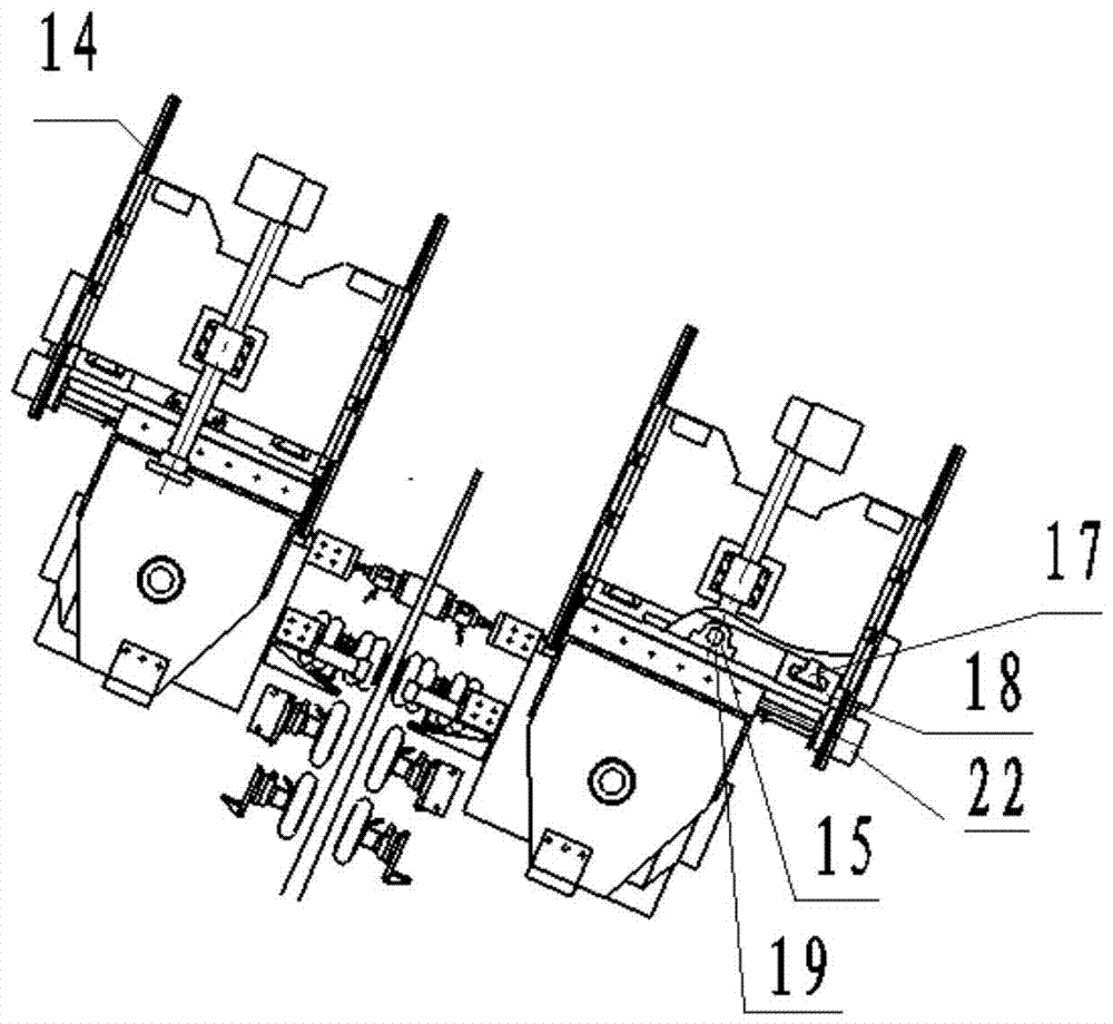 Aircraft vertical tail dynamic load follow-up loading test device