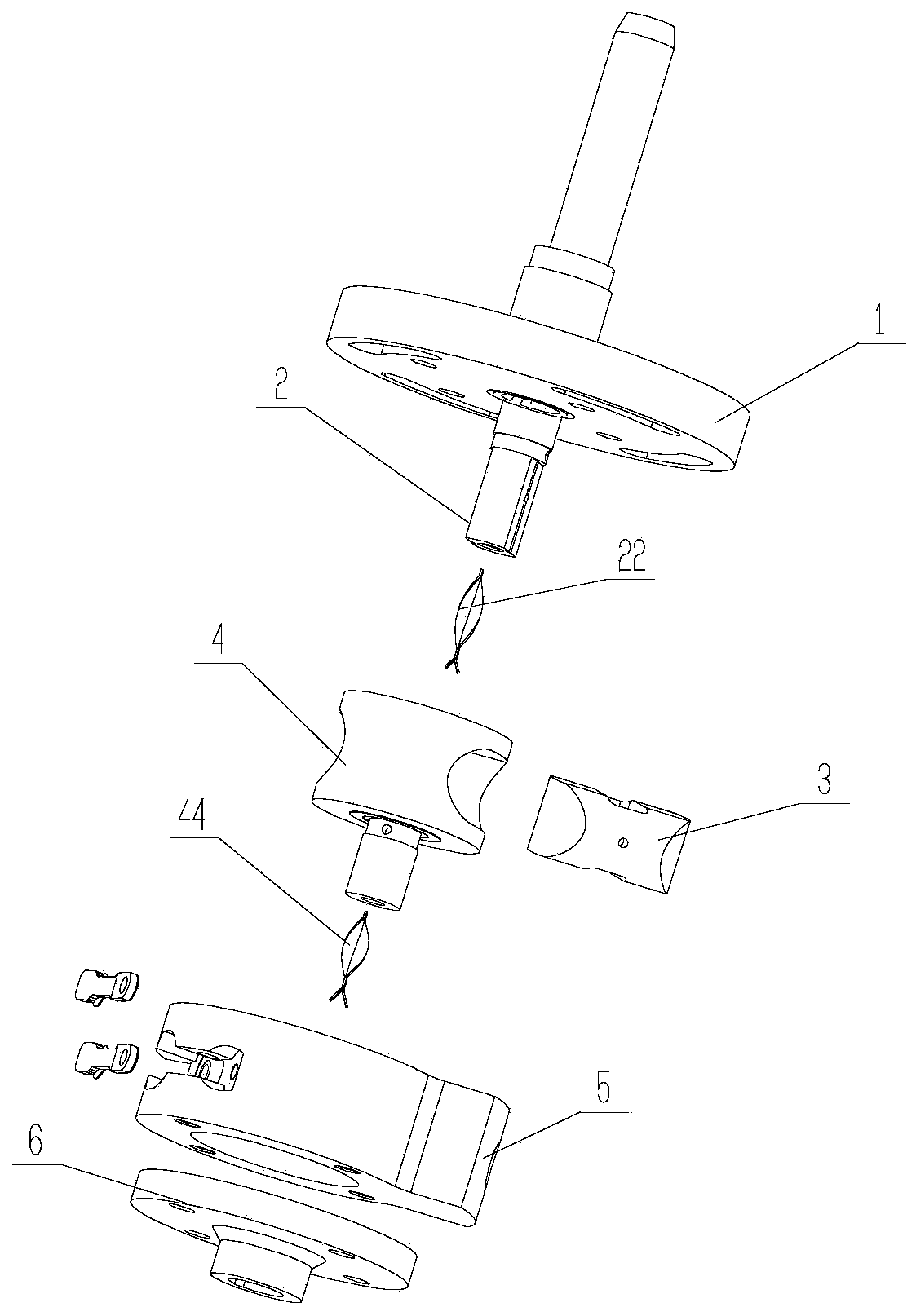 Pump body of rotary cylinder piston compressor and compressor using same