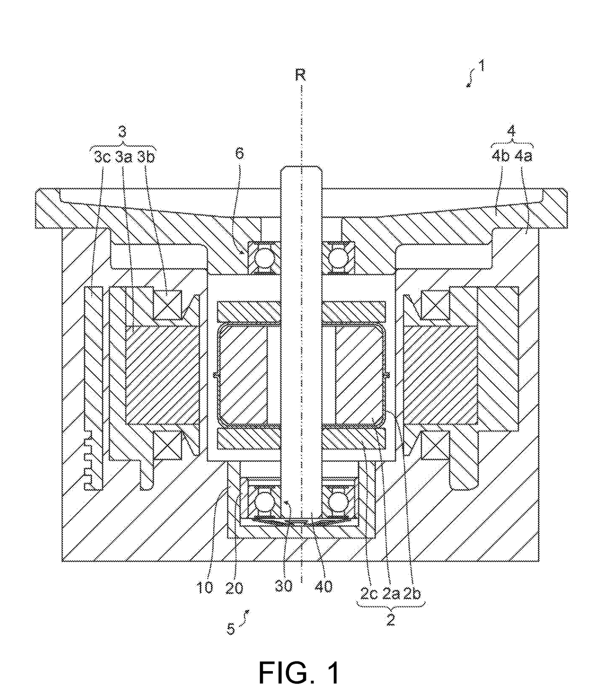 Bearing assembly unit and motor