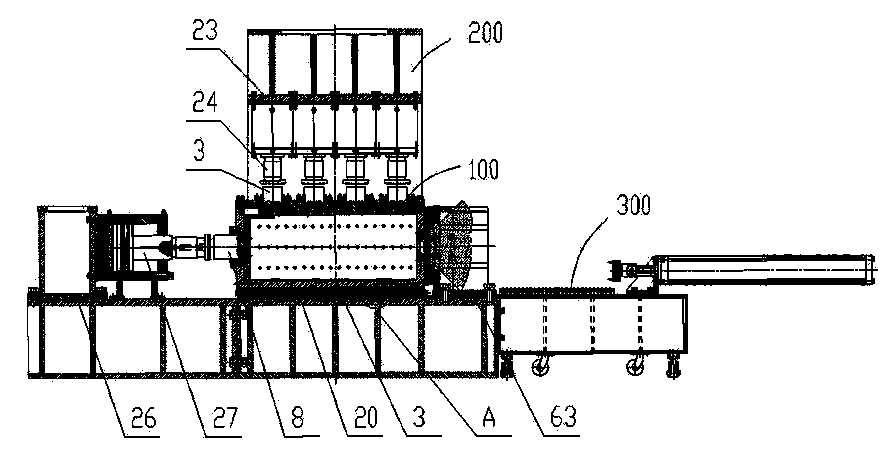 Multi-field coupling large-sized simulation test system for coal mine dynamic disaster