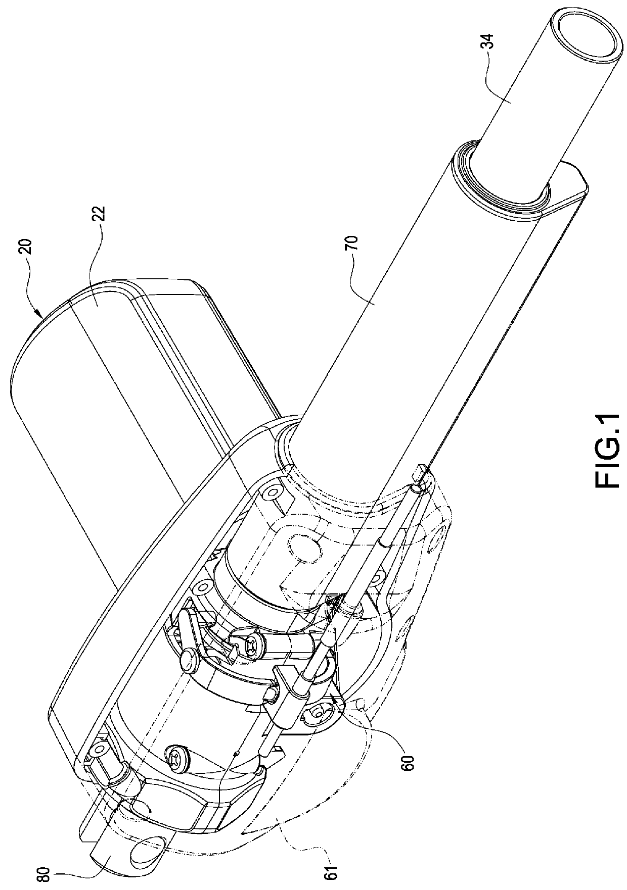 Actuator with quick-release mechanism