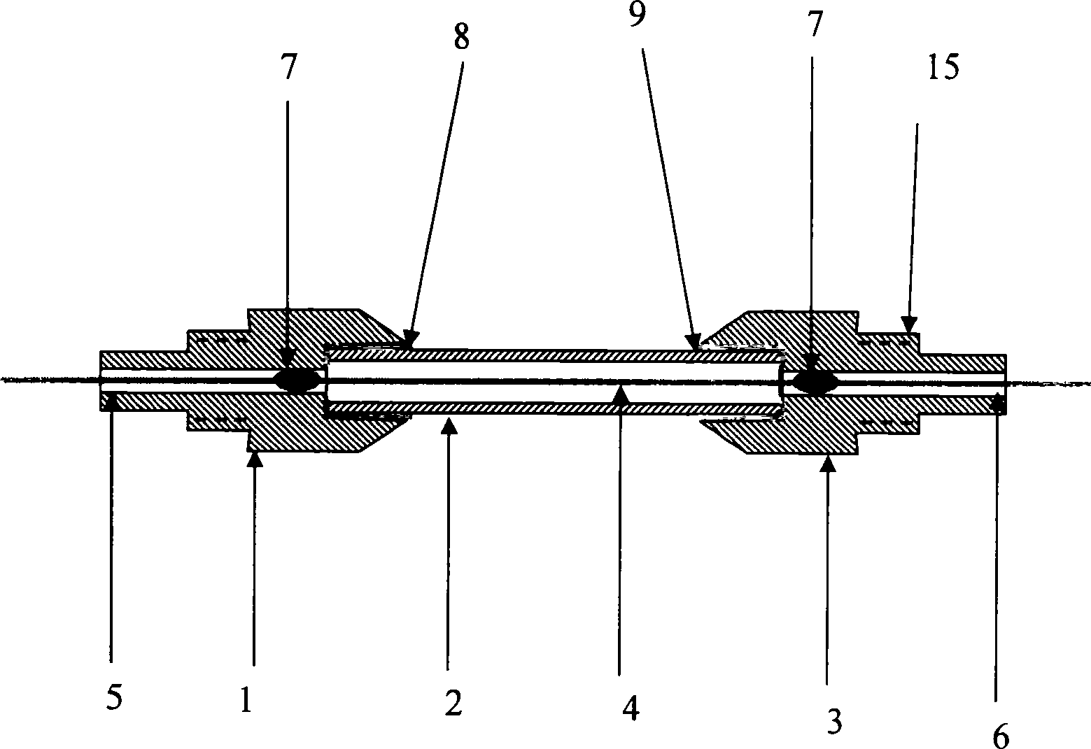 Soft packaging optical fiber grating sensor with vernier wavelength