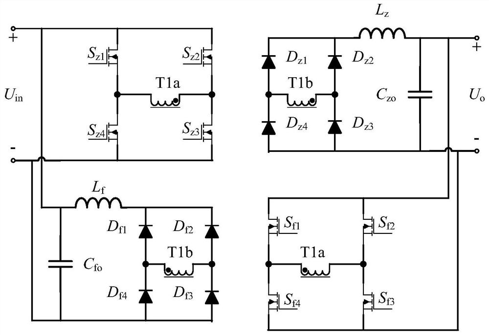 Space energy grid-connected system control circuit based on common bus