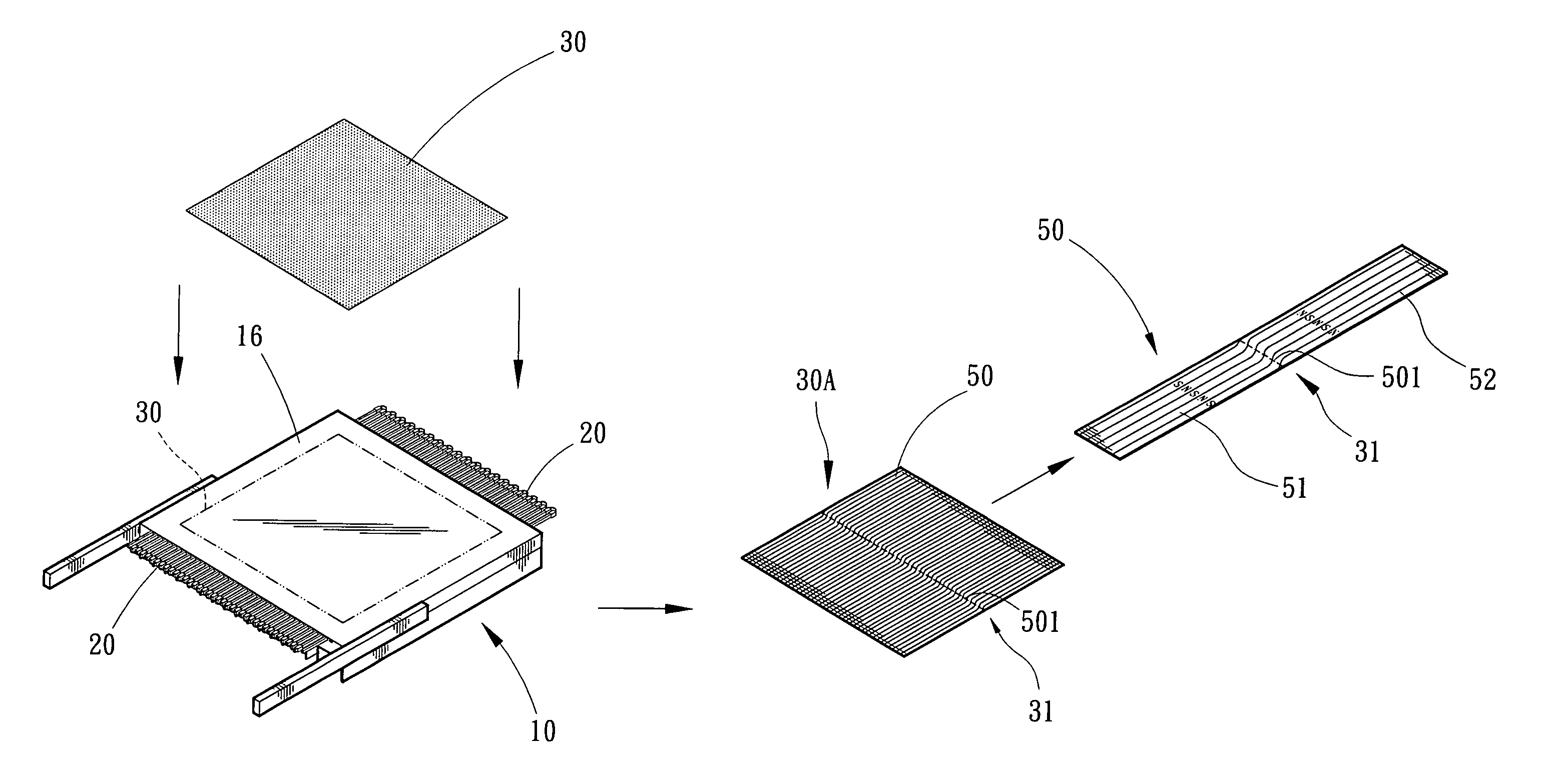 Magnetic pole layout method and a magnetizing device for double-wing opposite attraction soft magnet and a product thereof