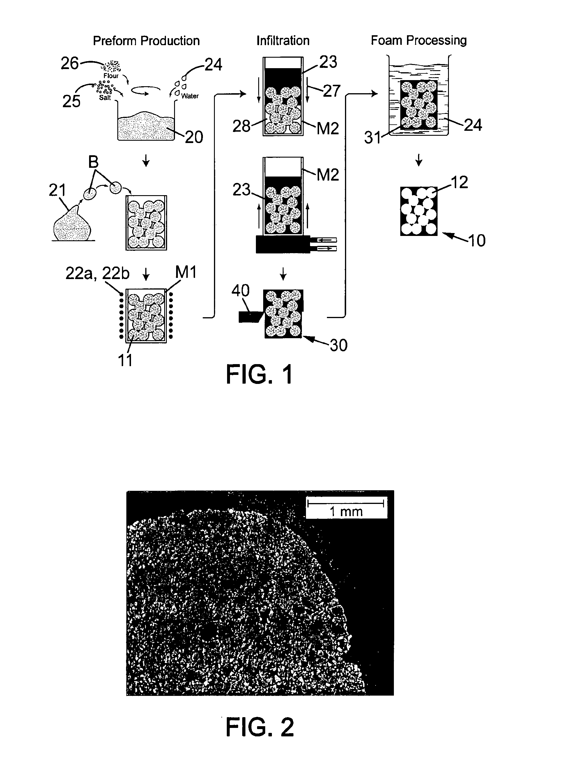 Porous metal article and method of producing a porous metallic article