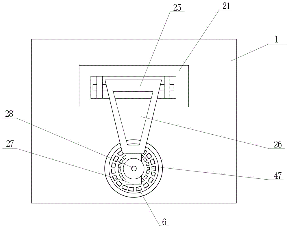 Clean glass column circular head grinding device