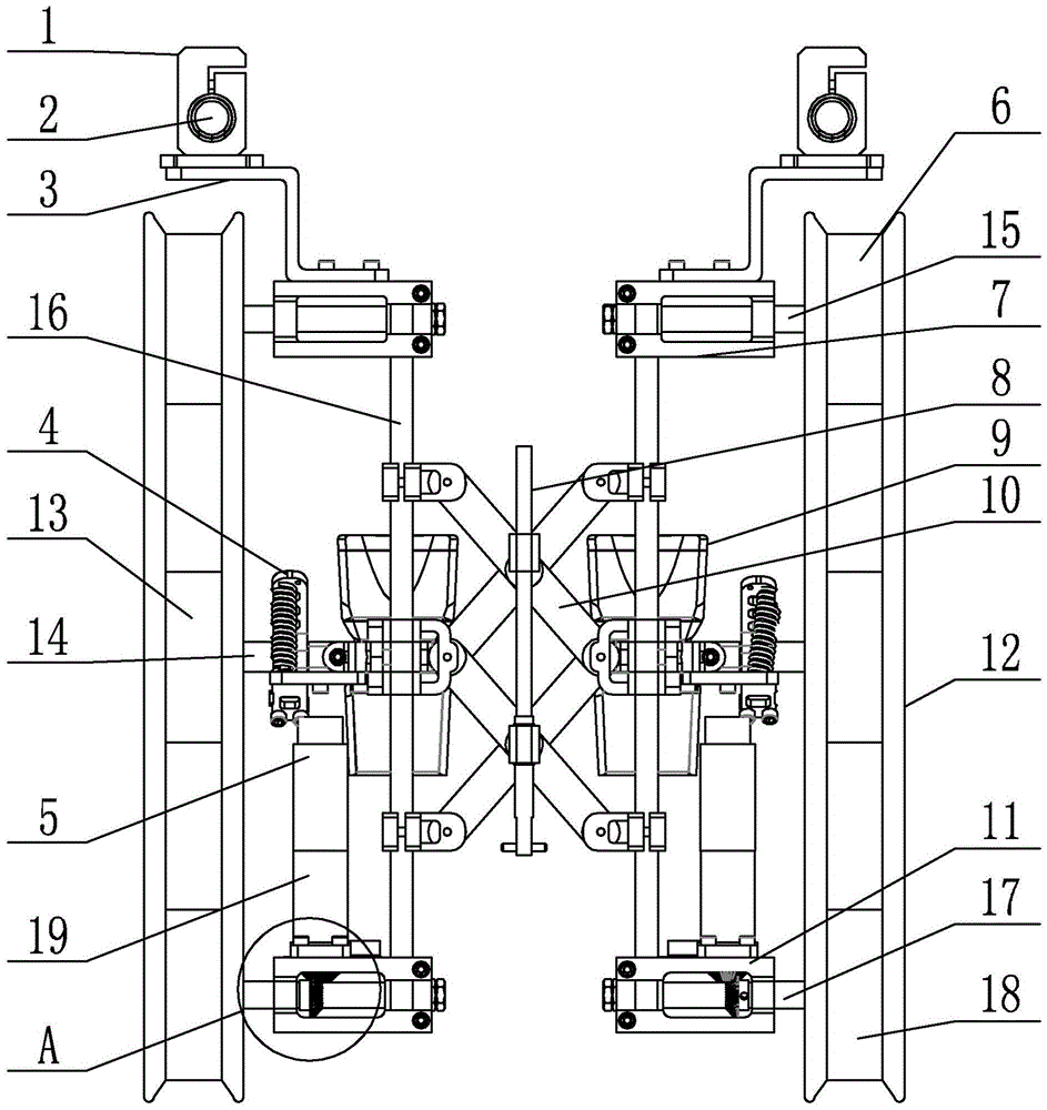 Wall-climbing robot used for measuring thickness of coating of water wall of boiler through mathematical modeling