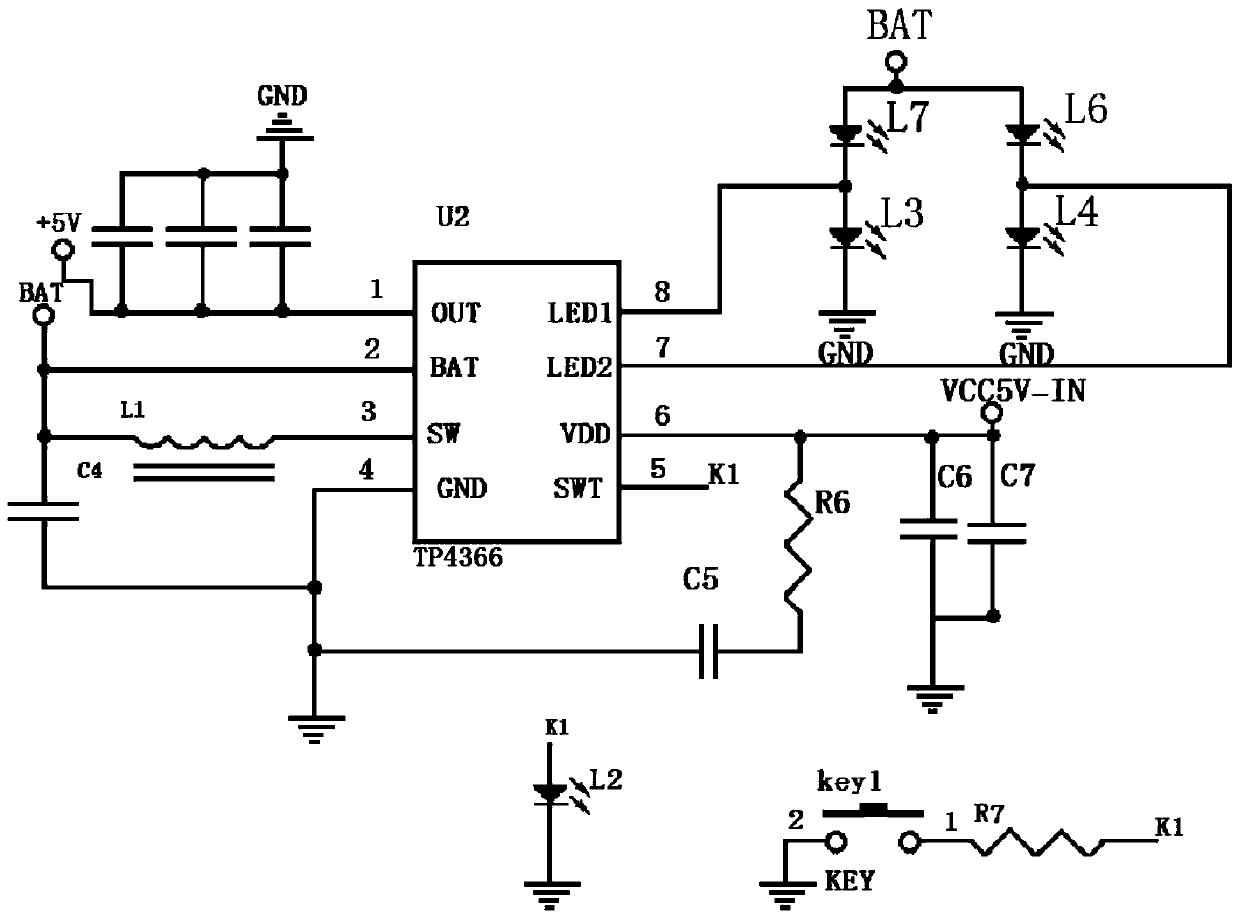 Vibration-based touch circuit