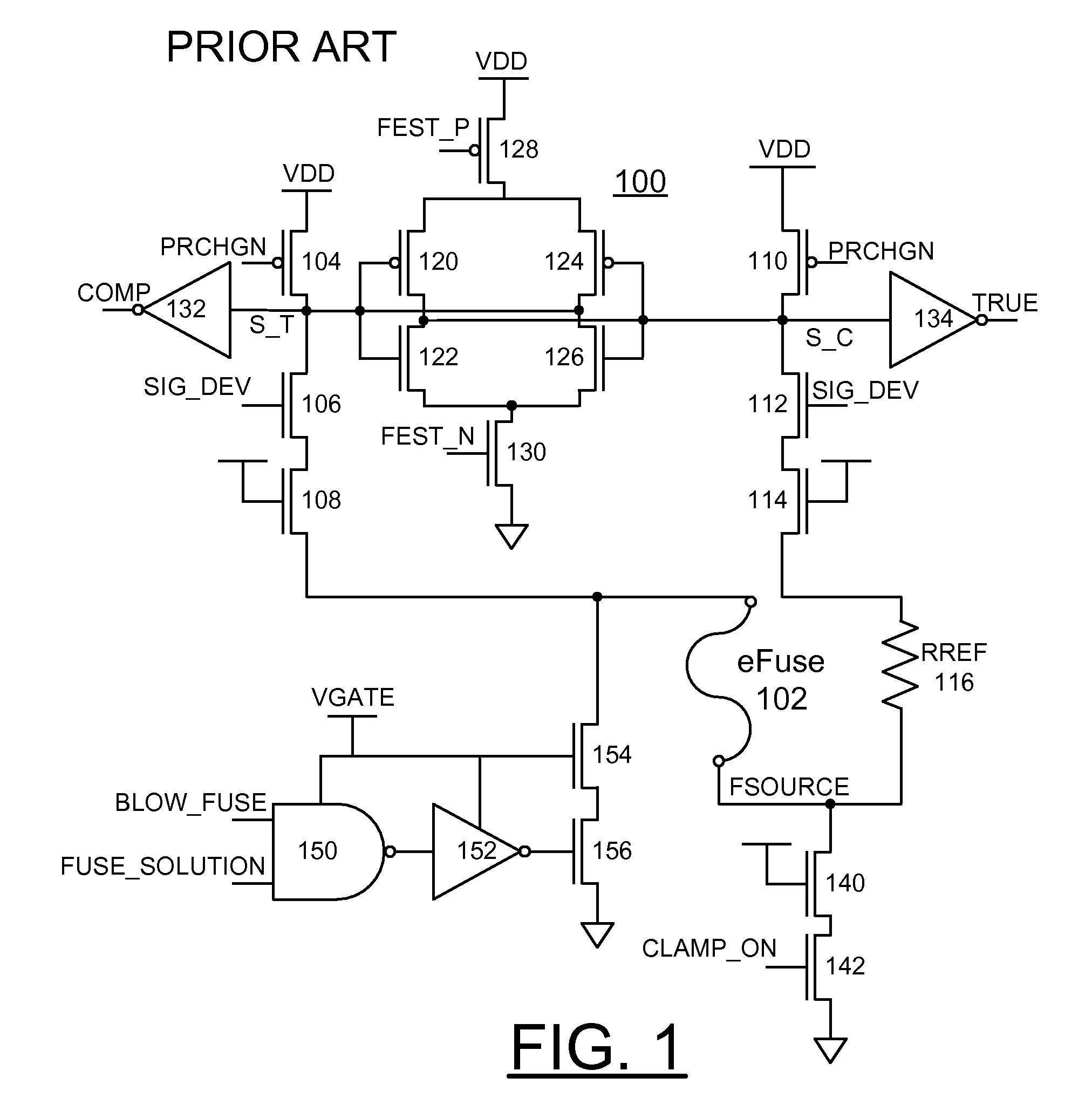 Method and Circuit for Implementing Enhanced Efuse Sense Circuit