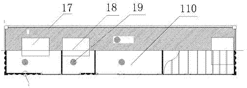 Integrally-moving high-voltage variable-frequency electric control device