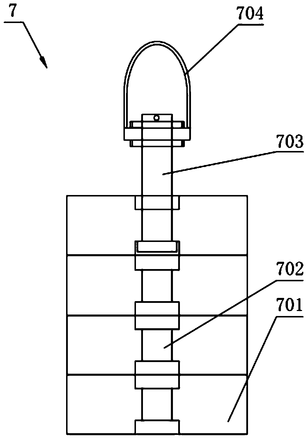 Electric hoist test power-enhanced weight system and using method thereof
