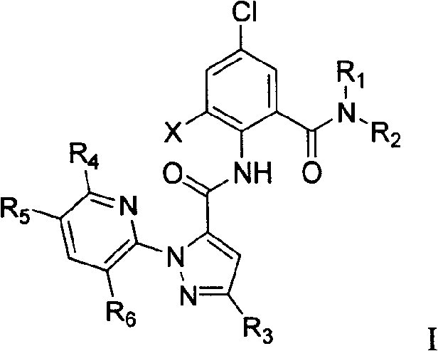 1-substituted pyridyl-pyrazol acid amide compounds and use thereof