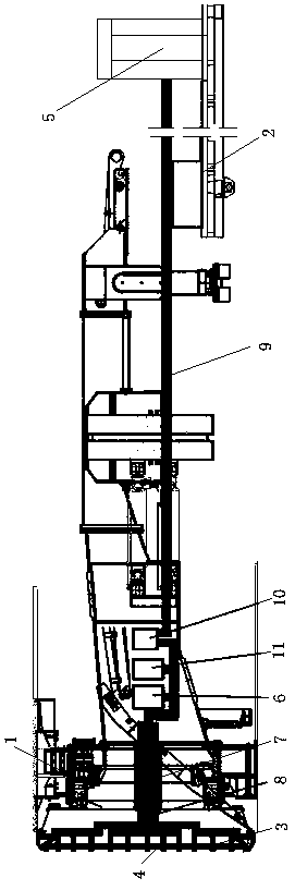 Heading machine with high-pressure water-jet and mechanical-coupling integrated type disc hobbing cutter