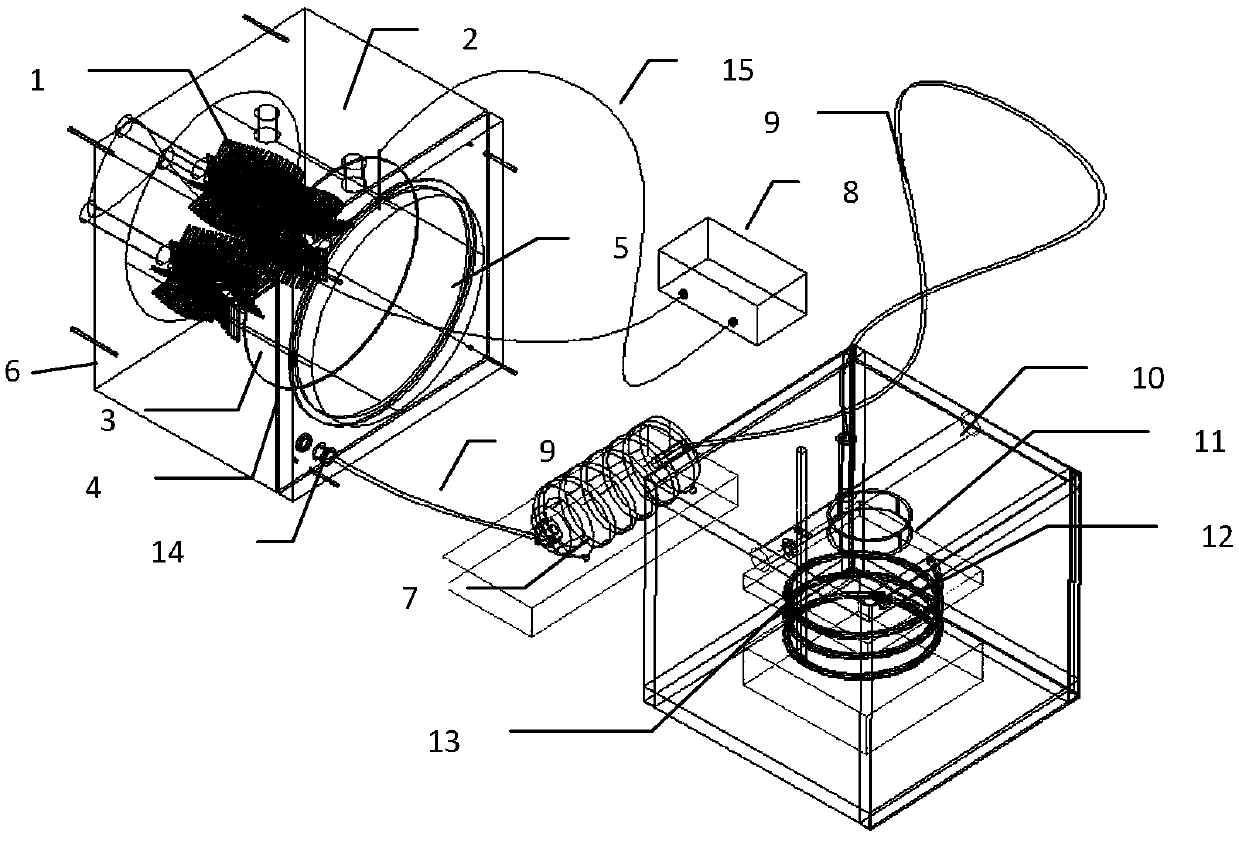 Device for biological ex-situ degradation of organic matter