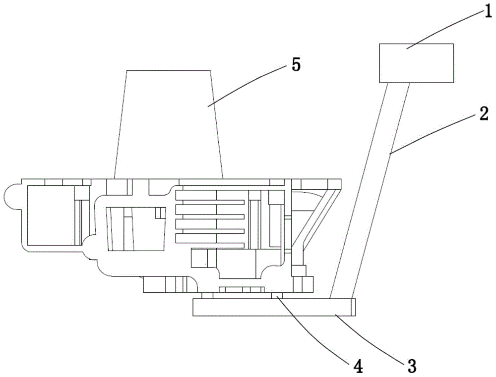 Gating system for cylinder cover of single-cylinder air cooled engine