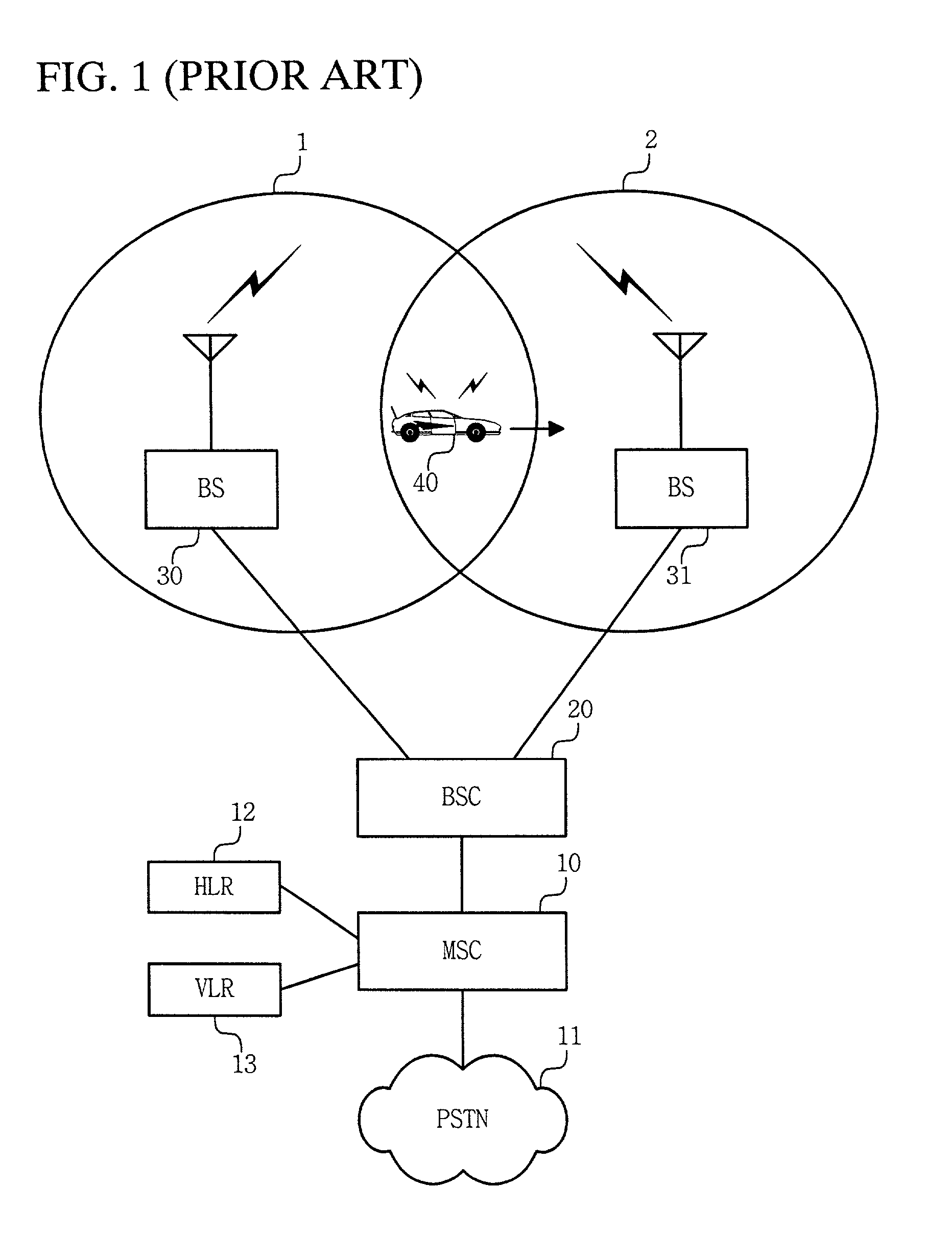 Method and apparatus for idle handoff in a cellular system