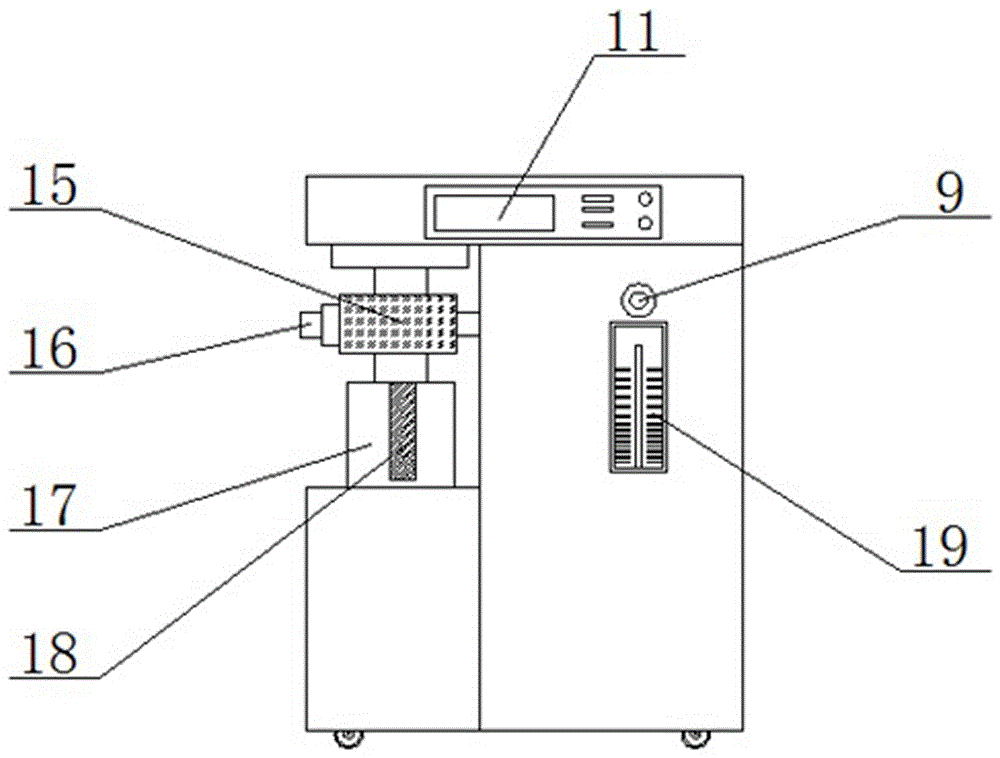 Special oxygen generator capable of purifying water and automatically adding water for medical treatment in pneumology department