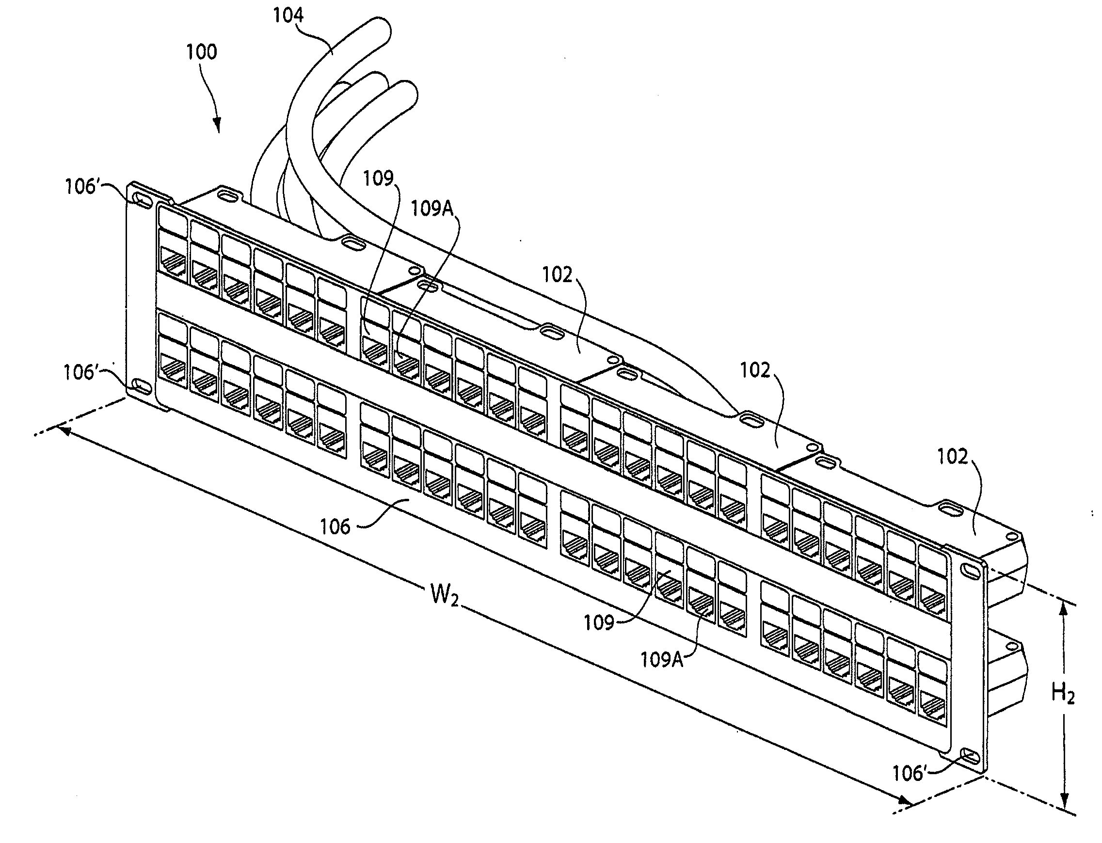 Multi-port cabling system and method