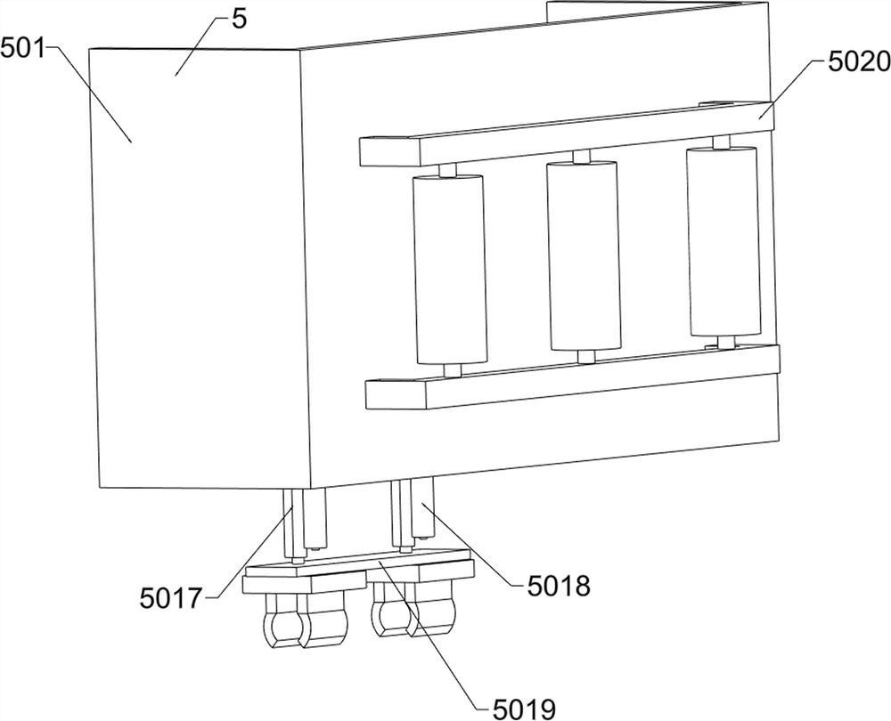 Anti-collision rod mounting equipment capable of automatically positioning