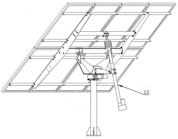 A linear drive device and its control and use method for solar tracking