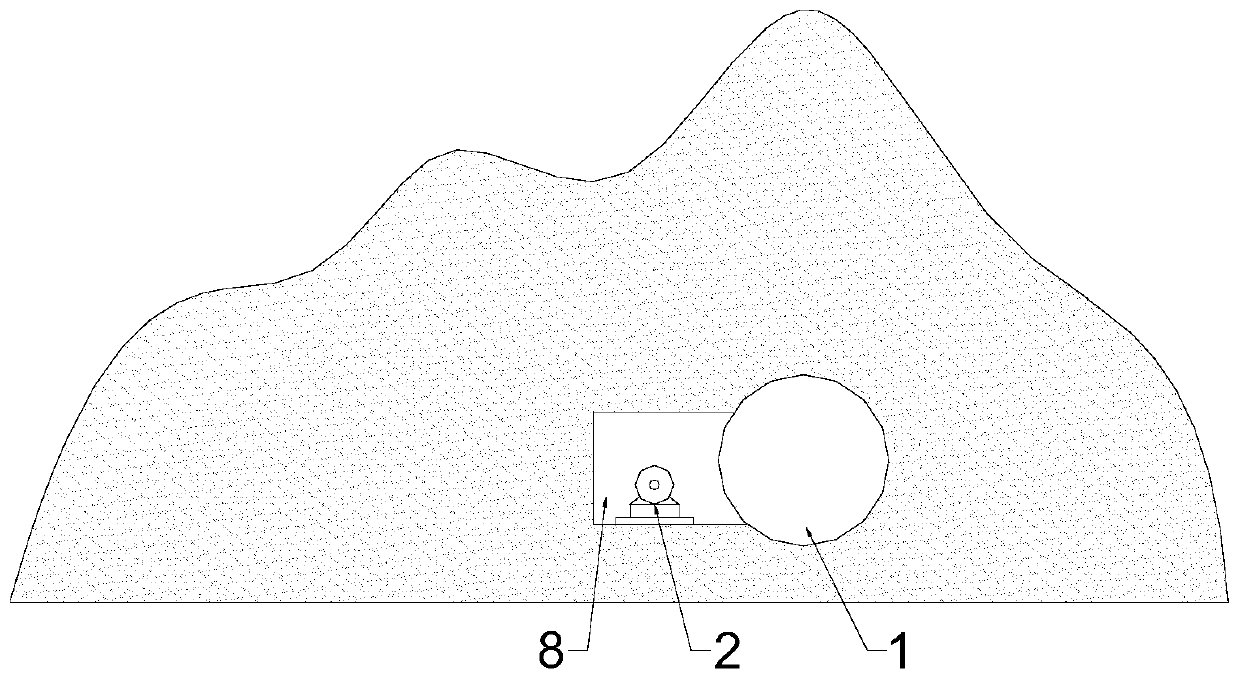 One-kilometer or above advance geology forecast method of tunnel