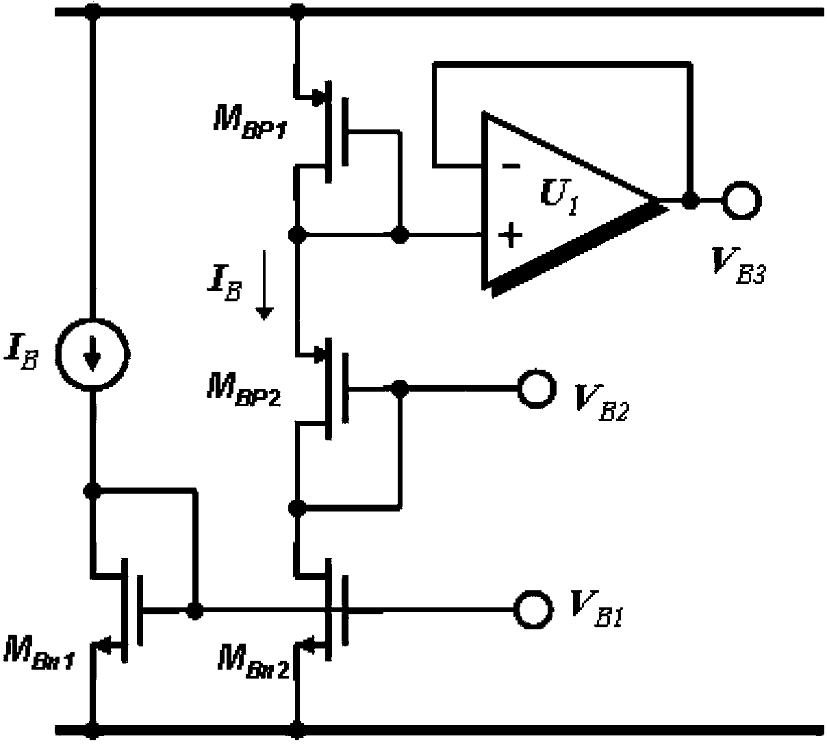 Photovoltaic detector read-out unit circuit applying inverted voltage follower