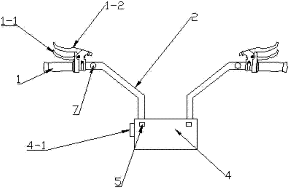 Front-and-rear driving bicycle with rotating type handles