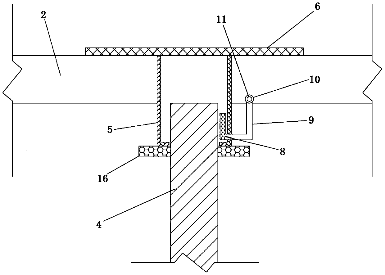 Controllable rigid pile and squeezed gravel pile combined composite foundation and construction method thereof