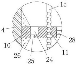 Polyester resin powder spraying type heat treatment device