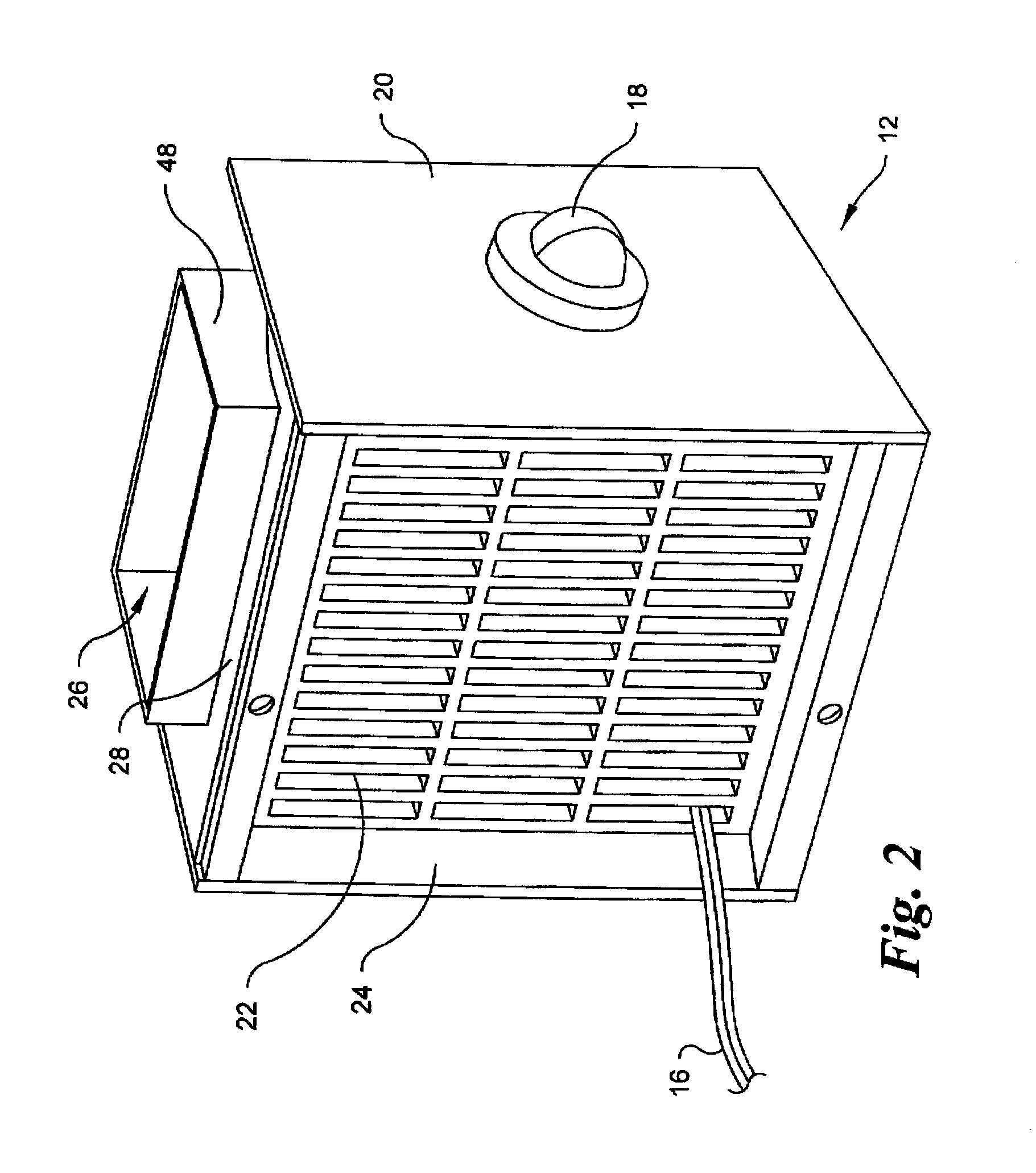 Air purifier for removing particles or contaminants from air
