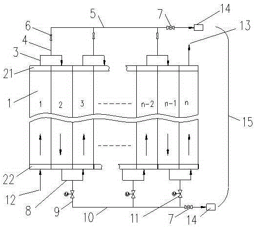 A kind of antifreeze method for exhaust pipeline of molten salt solar heat absorber