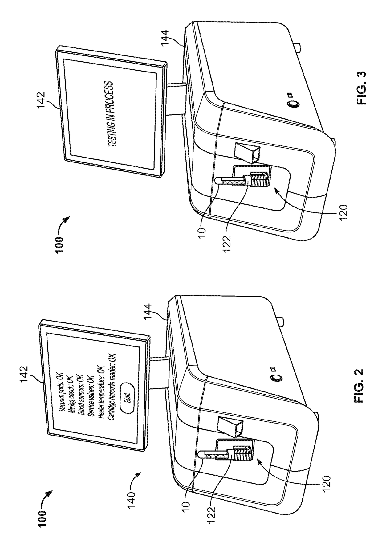 Blood testing system and method