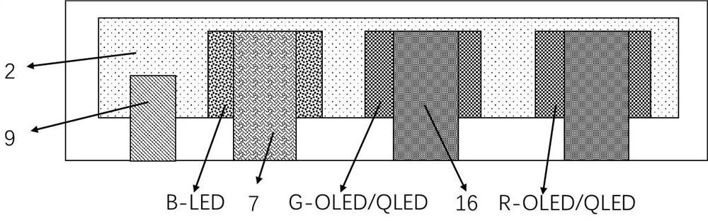 Integrally packaged micro-display chip and preparation method thereof