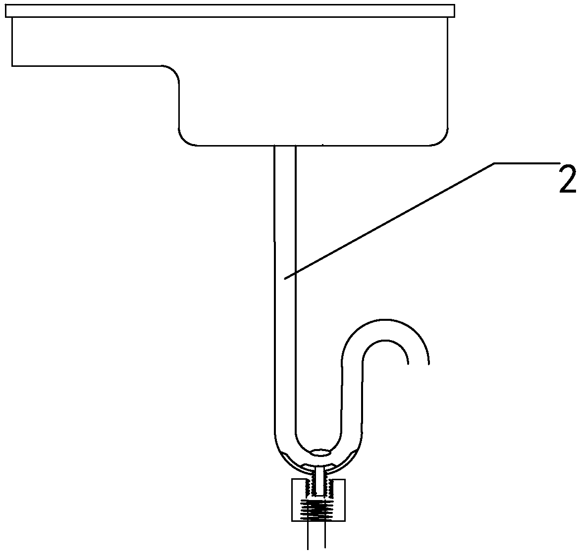 Kitchen sewage treatment device