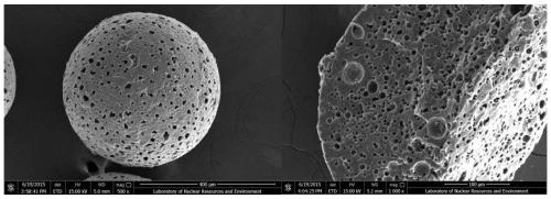 Millimeter-scale macroporous-mesoporous carbon sphere/cup [4]-double crown-6 interpenetrating composite material and preparation method and application thereof