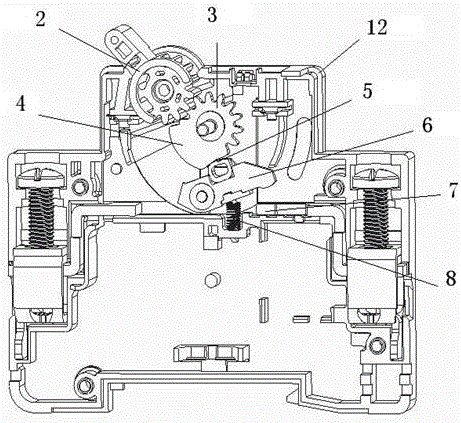 Contact system of a circuit breaker