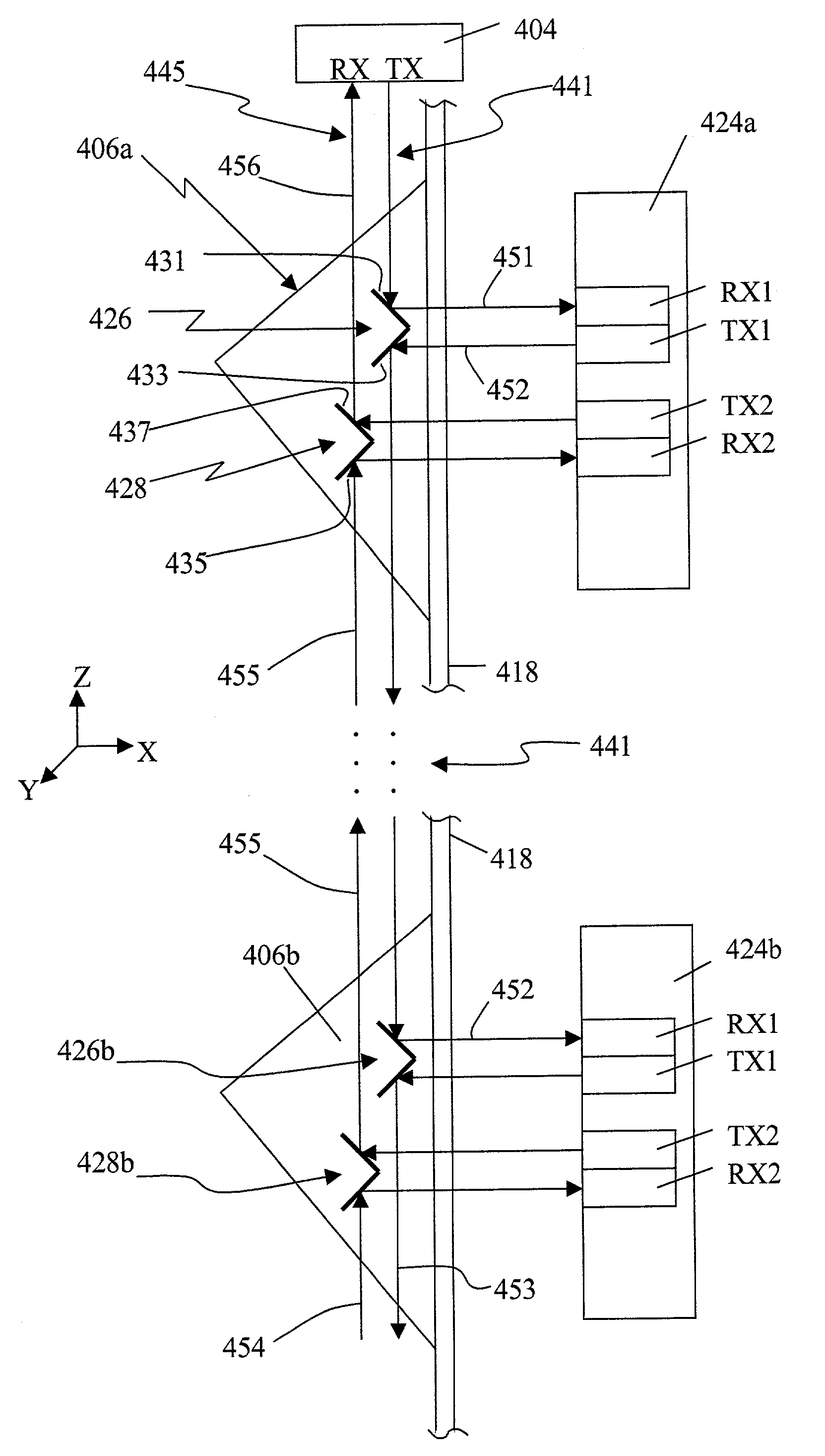 Free space optical communication network