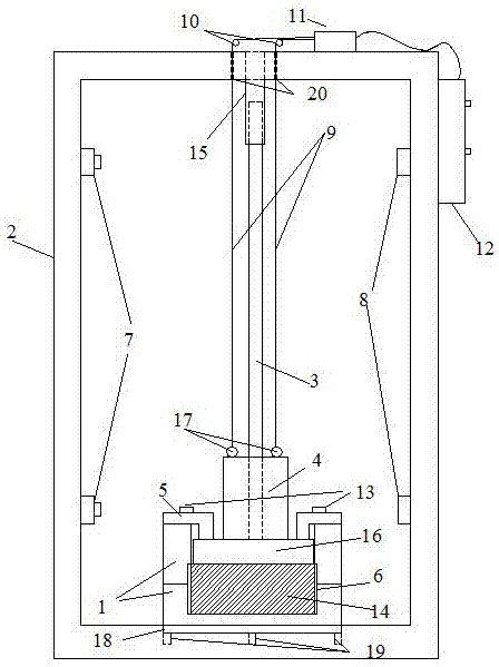 Testing device of compacted soil samples and sampling method thereof