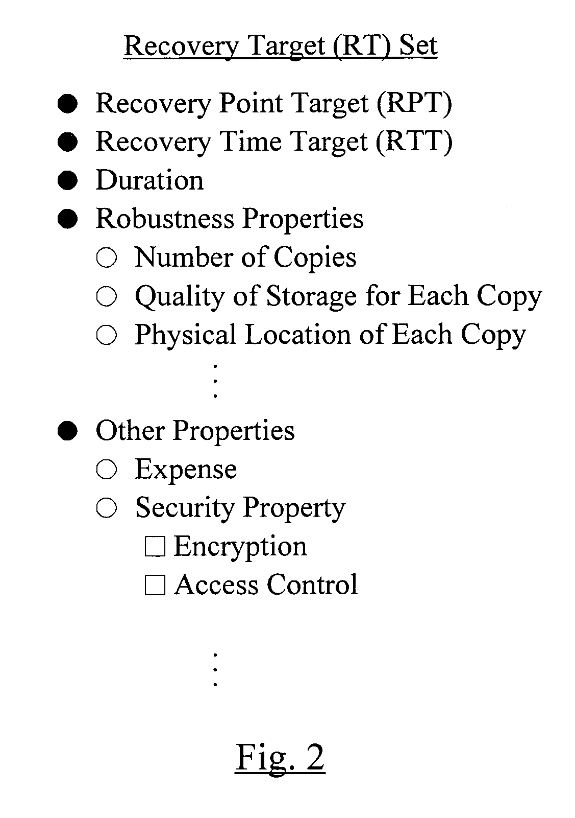 Classification of recovery targets to enable automated protection setup