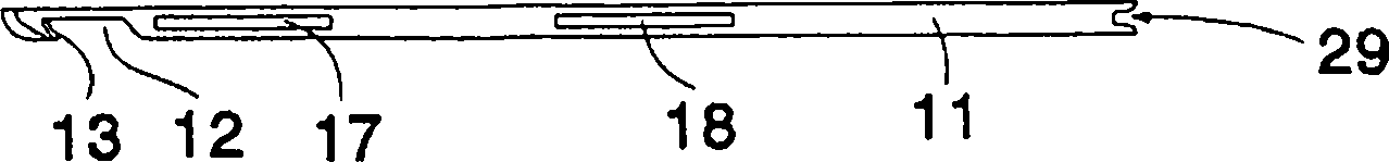 Thread guiding device for a thread changing device