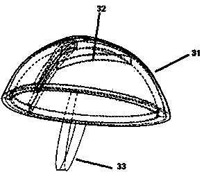 Head force applying and measuring device