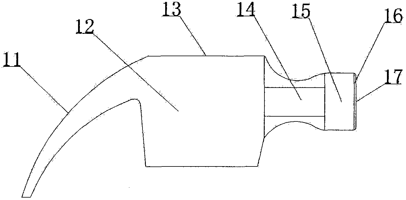 Milling machine for surfaces of hardware tools