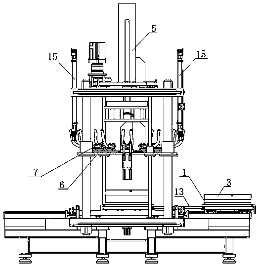 Three-axis stator iron core welding machine
