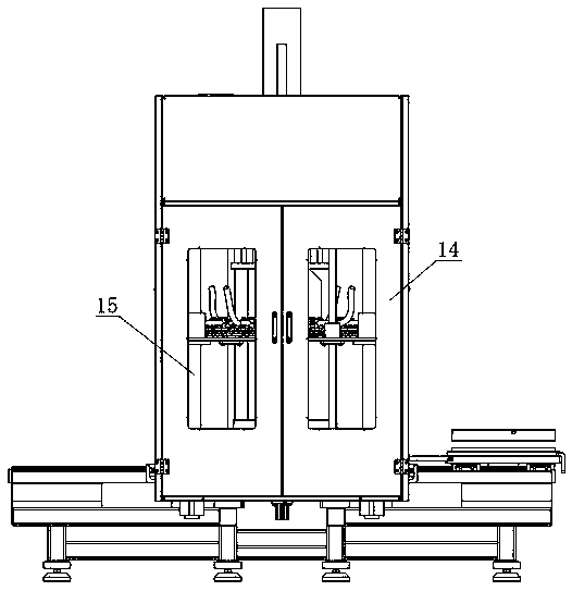 Three-axis stator iron core welding machine