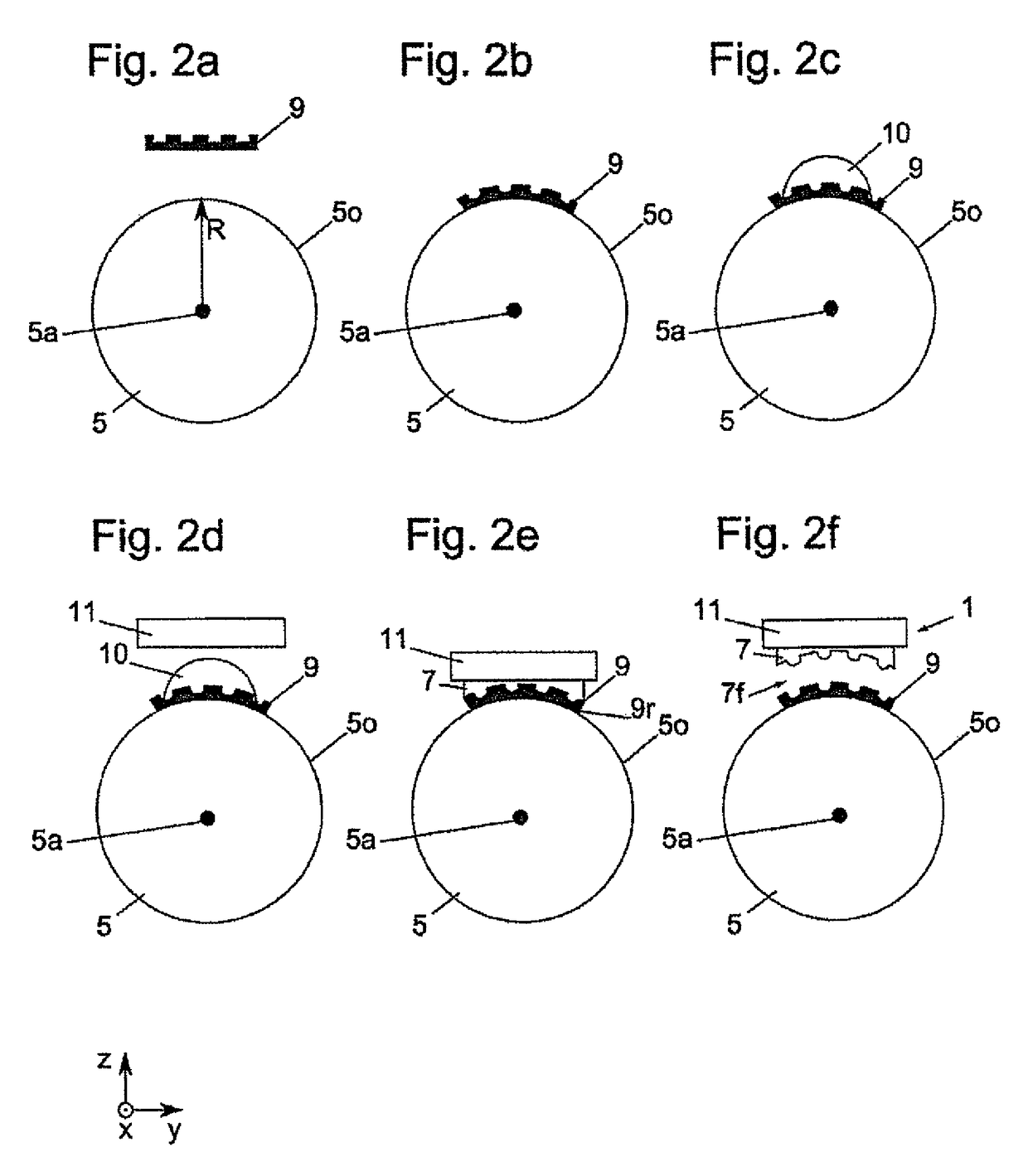 Nanostructure die, embossing roll, device and method for continuous embossing of nanostructures